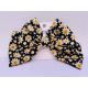 Patterned Alligator Clip Bows Hair Claw Durable For Festival