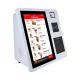 Desktop Self Service Touch Screen Kiosk 15.6'' For Restaurant