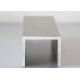 Silver Anodized Aluminium Channel Extrusions , Architectural Aluminum Channel