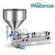 Water Cream Semi Automatic Horizontal Filling Machine 10ml-5000ml