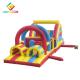 Tarpaulin Inflatable Obstacle Course 14*3.5*3.5m Wear Resistant 1 Year Warranty