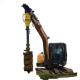 6-8t Excavator Backhoe Hydraulic Earth Auger Drill With S5 Auger