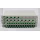 1xN and 2xN SM PLC Rack Mount Fiber Optic PLC Splitter for Wide Operating Temperature Range