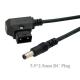 1M D-Tap Male to DC 5.5x2.5mm Cable for DSLR Rig Power V-Mount Anton Battery