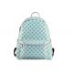 PU Leather Awesome Womens Backpack Bags Light Blue Colored For Travelling