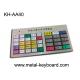 IP65 Waterproof Stainless Steel Keyboard with 40 keys for Highway toll Kiosk Machine
