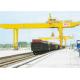 RMG Ship Container Rail Mounted Gantry Crane Double Beam High Efficient