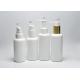 Ceramic jade 3.3OZ 4OZ100&120ml Boston Round Opal White Glass Lotion Bottles, Luxury Skincare Bottles Manufacturer