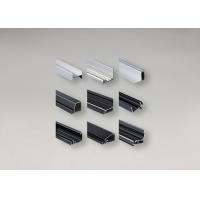 Black Powder Coated Aluminum Solar Panel Aluminium Frame Max 25Um Thickness
