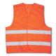Orange Knitted Reflective Vest 125g Road Safety Facilities