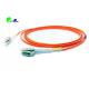 3M Orange Multimode LC - LC Fiber Optic Patch Cable OM2 50 / 125 Duplex 2mm LSZH  For HD optical cabling solution