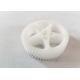 White Color POM Transmission Gears 1 Module 56T Right Hand Helical Gear