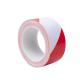 Flat White Red PVC Warning Tape For Marking Construction Sites