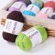 Various Shapes Chenille Yarn 100gram 100meters Soft And Fluffy micro polyester fluffy yarn for crochet