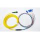 Single Mode Optical Fiber Patch Cord MPO MTP To LC Uniboot Cable 8/12/24 Fibers