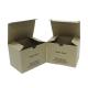 Single Wall Shipping Boxes Top Open Design Screen Printing OEM Service