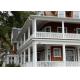 Popular White FRP Balustrade Fiberglass Balcony Railings For Home Hotel