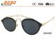 Men's sunglasses with metal frame, new fashionable designer style, UV 400