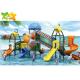 Plastic Toddler Water Slide , Tube Water Slide Fiberglass High Speed CAD Drawing