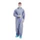 non woven Disposable Work Coveralls Nylon zipper EN 1073 2