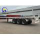 4 Axles Flat Bed Trailer 20FT 40FT 45FT Flatbed Container Semi Trailer with Function