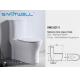 Round siphonic wc  Self-cleaning glaze style Ceramic Material