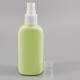 HDPE Green Square Travel Lotion 2.7oz Plastic Spray Bottle