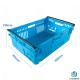 35L 20KGS Plastic Fruit And Vegetable Crates Stackable Assorted Colors