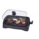 Black Portable BBQ 1250W Infrared Smokeless Grill Easy Cleaning