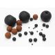Heat Resistant FKM Solid Rubber Ball For Screen Cleaning / Air Restriction
