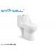 North America Style Ceramic Toilet 680 * 370 * 650 MmDimension SWC2311
