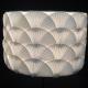 E27 White Bedside Lamp Shades D300*200mm Cotton Felt Shell