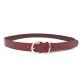 Wide 2.8CM Womens Genuine Leather Belt With Gold Metal Buckle