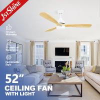 OEM Dimmable LED Ceiling Fan Energy Saving 220V DC Copper Motor