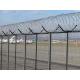 Anti Corrosion Welded Wire Mesh Fence 2.5m Height Pvc Coated For Airport