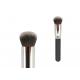 Synthetic Bronzer Makeup Brush Sliver Ferrule Grey And Black Hair