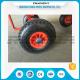Natural Rubber Inflatable Trolley Wheels PP Rim 16mm Axle Hole Centered Hub 3.00