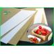 Greaseproof 300gr 325gr White Top Clay Kraft Back Food Box Paper Board