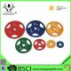 Wholesale Rubber Coated Weight Plate with 3 Handle Grips