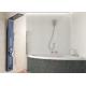 Waterproof Fashion Shower Panel System Black Painting ROVATE Long Service Life