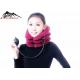 Home Portable Neck Traction Pink Full Flannel With 3 Tube Free Size