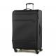 Black 0.8mm Aluminum 1280D Soft Trolley Luggage