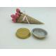 Gold Metal Mini Aluminum Foil Cups Pie Pans Baking Tool Disposable For Pastry
