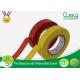 Yellow Coloured PVC Insulation Electrical Tape For Cable Wrapping 0.1mm 0.15mm 0.18mm Thickness