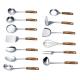 Household Items Sustainable Stainless Steel Cooking Utensils Set for Home Cooking