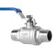 Industrial Usage Stainless Steel DN15-DN50 2PC Male Thread Ball Valve for Water Media