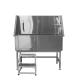50'’Professional Stainless Steel Dog Grooming Tub Bathing Station Removable Door Back Panel facotry derict