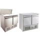 Air Cooling Commercial Drawer Refrigerator Auto Closing 3 Door Commercial Fridge
