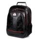 Leisure Fashionable Black Leather Backpack , Excellent Craftsmanship Soft Leather Backpack