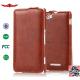 Ultra Slim Colorful High Quality Flip Leather Cover Case For Sony Xperia M Soft Durable